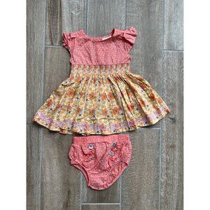 Matilda Jane Floral Splash Dress Size 12-18 Mo